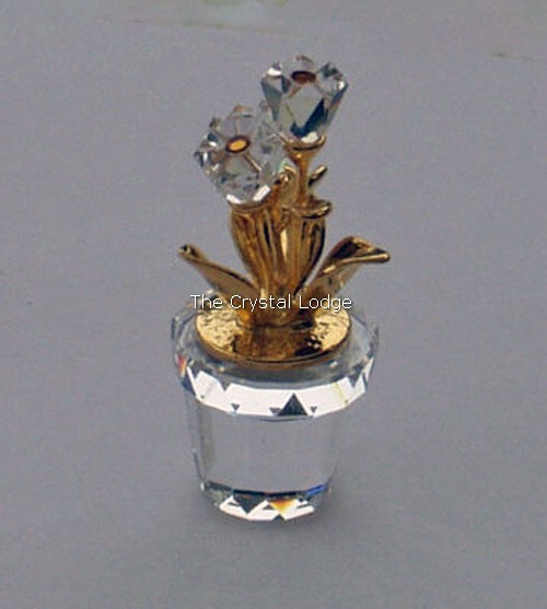 Swarovski_flower_pot_gold_208885 | The Crystal Lodge