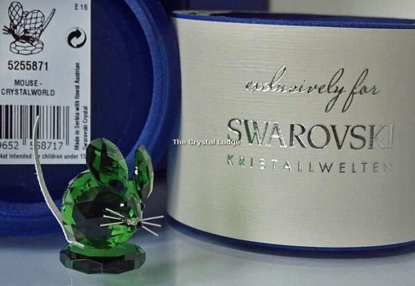 Swarovski_mouse_replica_dark_green_5255871 | The Crystal Lodge