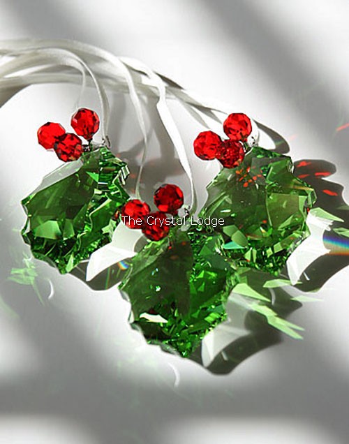 Swarovski_ornament_holly_leaves_set_of_3_890894 | The Crystal Lodge