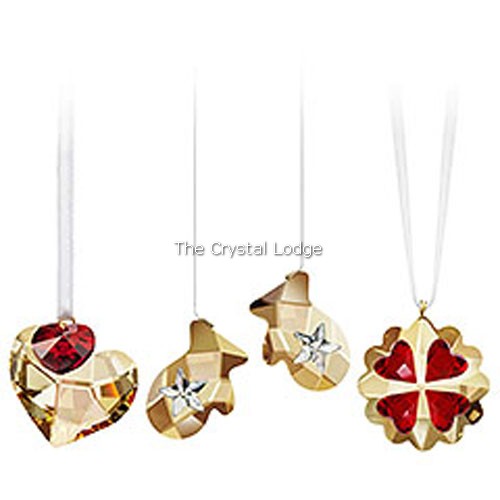 Swarovski_ornament_set_festive_hearts_cookie_mittens_1044197 | The Crystal Lodge