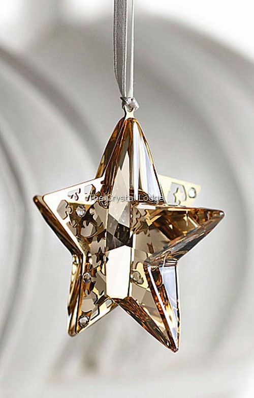 Swarovski_ornament_star_crystal_golden_shadow_1140008 | The Crystal Lodge