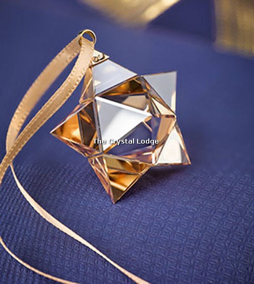 Swarovski_ornament_star_small_gold_tone_5223596 | The Crystal Lodge