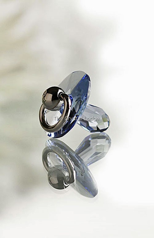 Swarovski_pacifier_light_sapphire_rhodium_1127871 | The Crystal Lodge