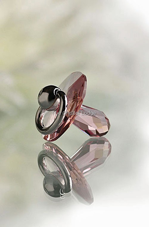 Swarovski_pacifier_rosaline_rhodium_1127872 | The Crystal Lodge
