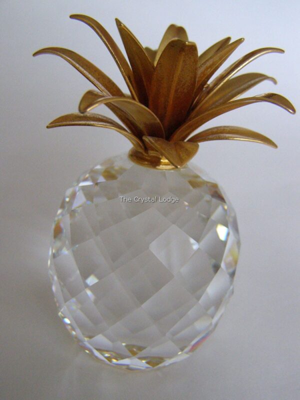 Swarovski_pineapple_gold_large_smooth_leaves_010044 | The Crystal Lodge