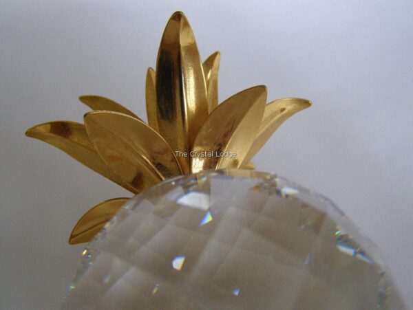 Swarovski_pineapple_gold_large_smooth_leaves_010044 | The Crystal Lodge