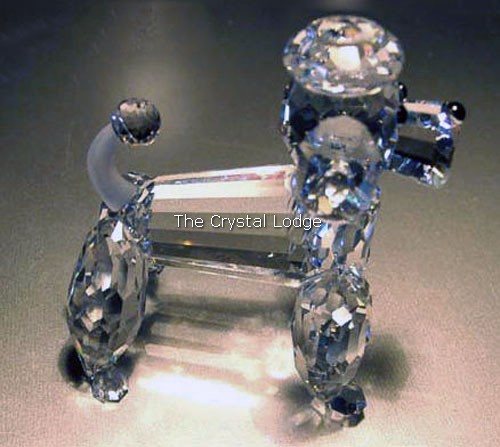Swarovski_poodle_standing_v1_frosted_tail_167571 | The Crystal Lodge