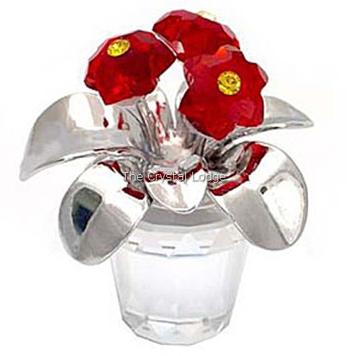 Swarovski_primula_red_rhodium_718984 | The Crystal Lodge