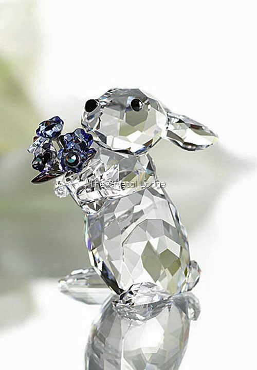 Swarovski_rabbit_with_forget_me_nots_1142953 | The Crystal Lodge