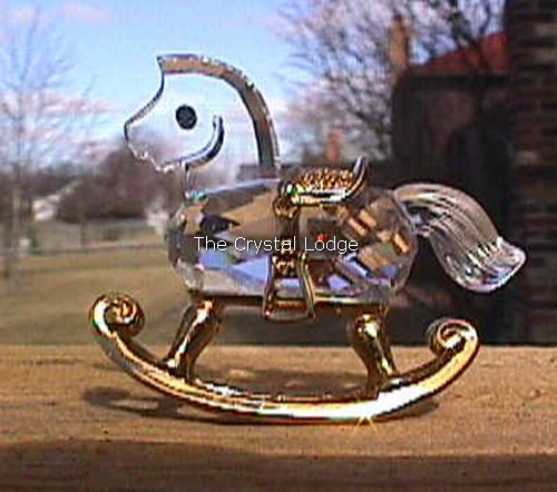 Swarovski_rocking_horse_gold_199447 | The Crystal Lodge