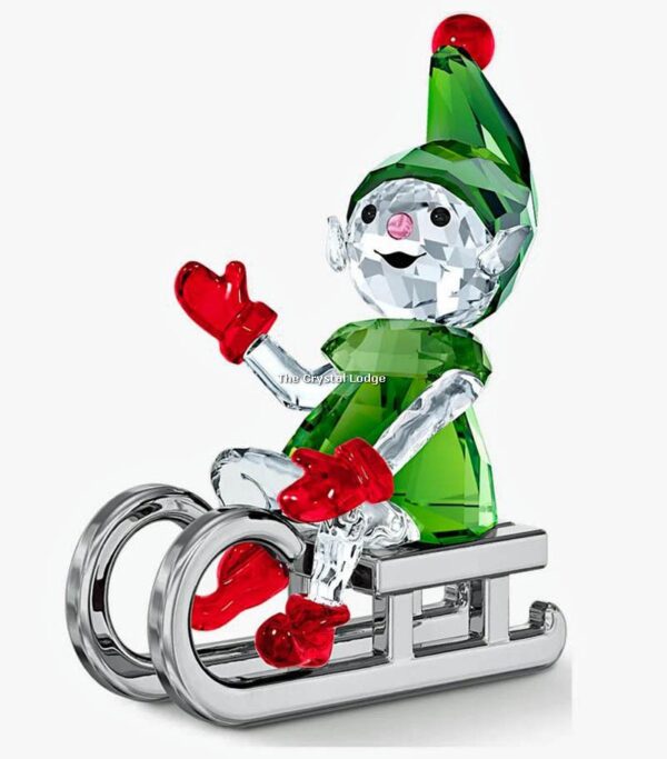 Swarovski_santas_elf_on_sleigh_5533947 | The Crystal Lodge