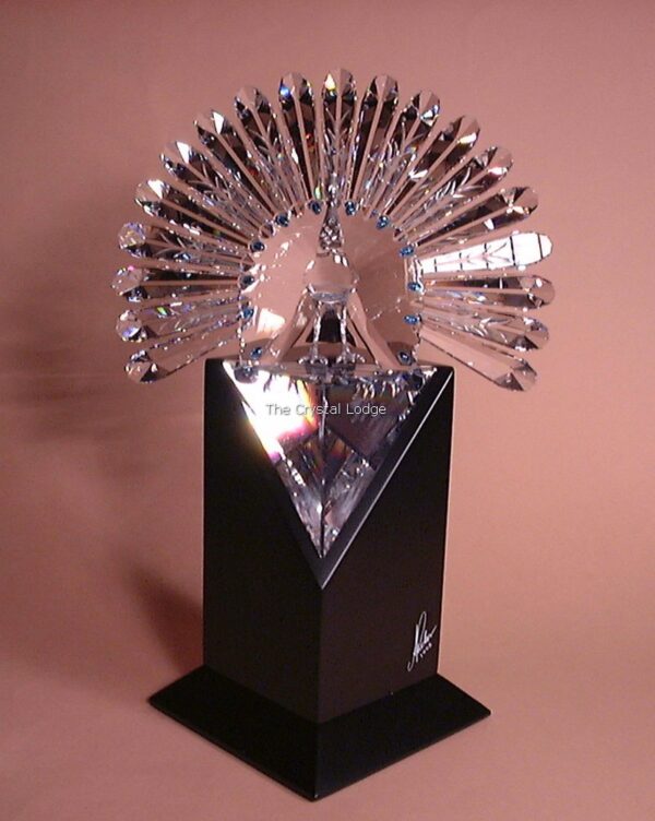 Swarovski_signed_numbered_limited_edition_1998_Peacock_218123 | The Crystal Lodge