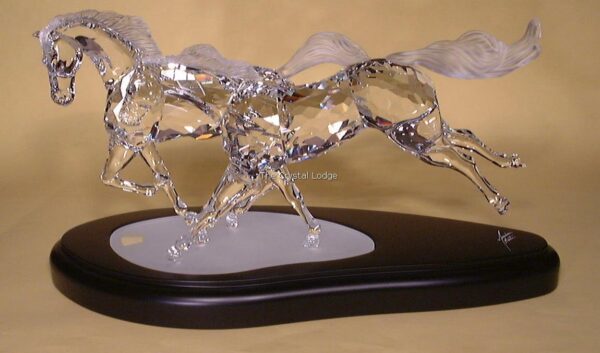 Swarovski_signed_numbered_limited_edition_2001_Wild_Horses_236720 | The Crystal Lodge