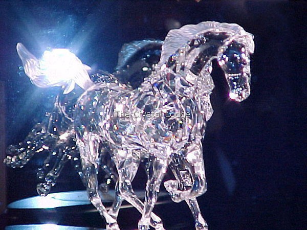 Swarovski_signed_numbered_limited_edition_2001_Wild_Horses_236720 | The Crystal Lodge