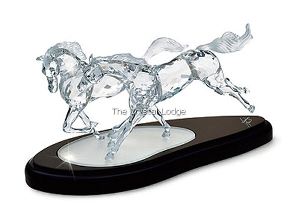 Swarovski_signed_numbered_limited_edition_2001_Wild_Horses_236720 | The Crystal Lodge