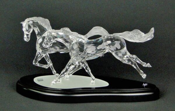 Swarovski_signed_numbered_limited_edition_2001_Wild_Horses_236720 | The Crystal Lodge