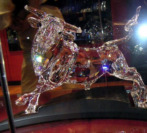 Swarovski_signed_numbered_limited_edition_2004_Bull_clear_628483 | The Crystal Lodge