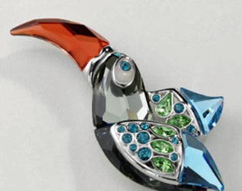 Swarovski Crystal Paradise - Bird brooches Archives - The
