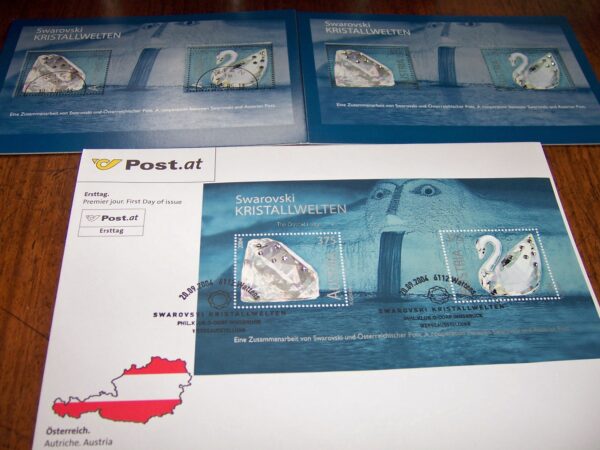 Swarovski_Austria_Post_first_crystallised_stamps | The Crystal Lodge