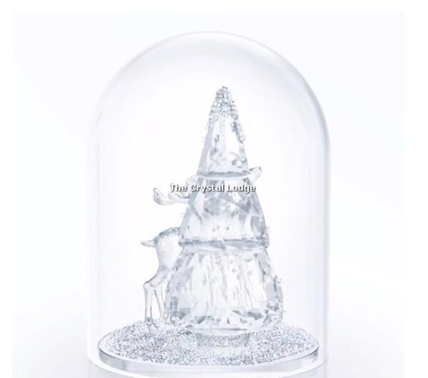 Swarovski_Bell_Jar_Pine_Tree_Stag_5403173 | The Crystal Lodge