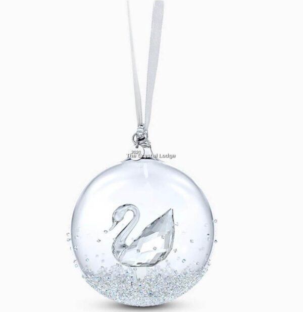 Swarovski_Christmas_ornament_ball_2020_swan_5453639 | The Crystal Lodge