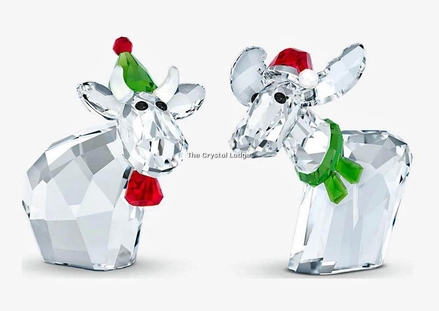 SWAROVSKI LOVLOTS 2020 HOLIDAY MO AND RICCI MOOSE 5540695 - The Crystal