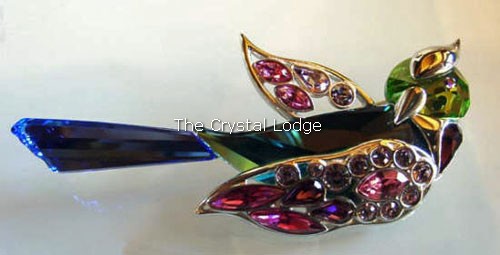 Swarovski_Paradise_birds_Brooch_Benua_blue_276839 | The Crystal Lodge