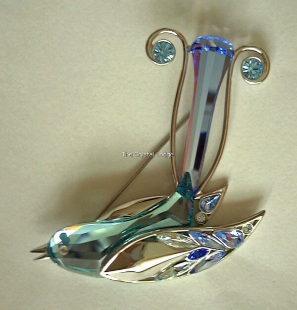 Swarovski_Paradise_birds_Brooch_Boali_blue_zircon_276836 | The Crystal Lodge