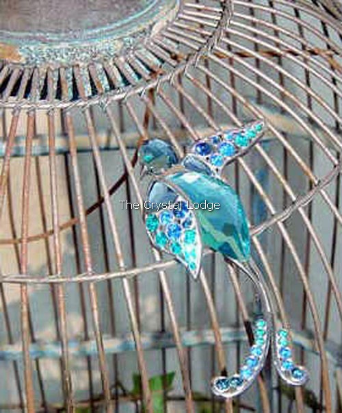 Swarovski_Paradise_birds_Brooch_Bokali_blue_276844 | The Crystal Lodge
