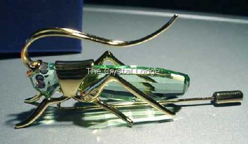 Swarovski_Paradise_bugs_Brooch_grasshopper_aptera_chrysolite_medium_241934 | The Crystal Lodge