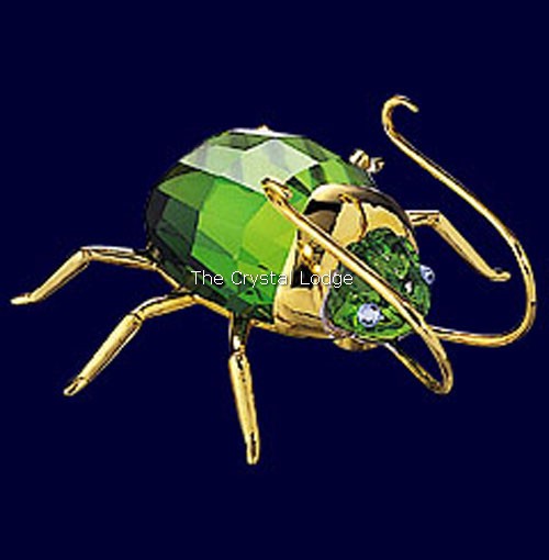 Swarovski_Paradise_bugs_Brooch_scarab_peridot_small_242380 | The Crystal Lodge