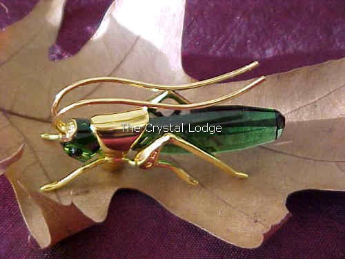 Swarovski_Paradise_bugs_Object_grasshopper_aptera_dark_emerald_small_241931 | The Crystal Lodge