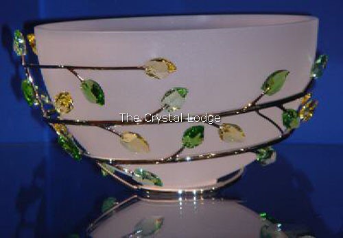 Swarovski_bowl_Leaves_jonquil_719498 | The Crystal Lodge