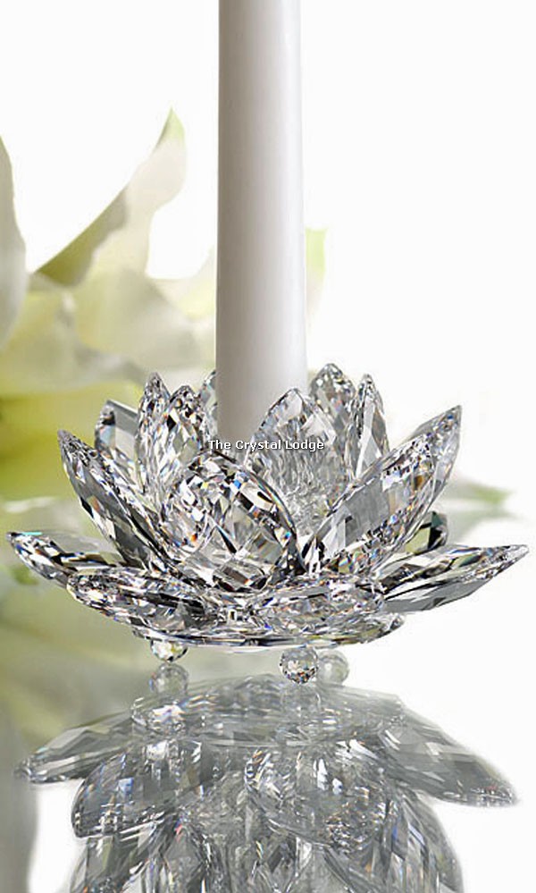 Swarovski_candleholder_124_waterlily_small_011867 | The Crystal Lodge