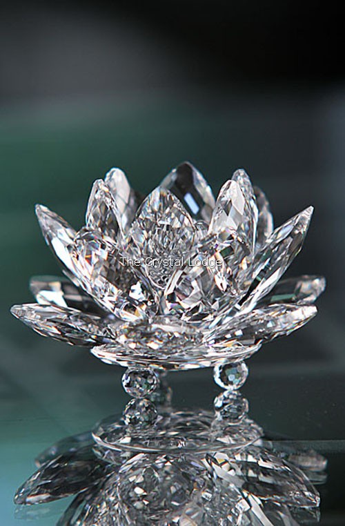 Swarovski_candleholder_125_waterlily_large_119747 | The Crystal Lodge