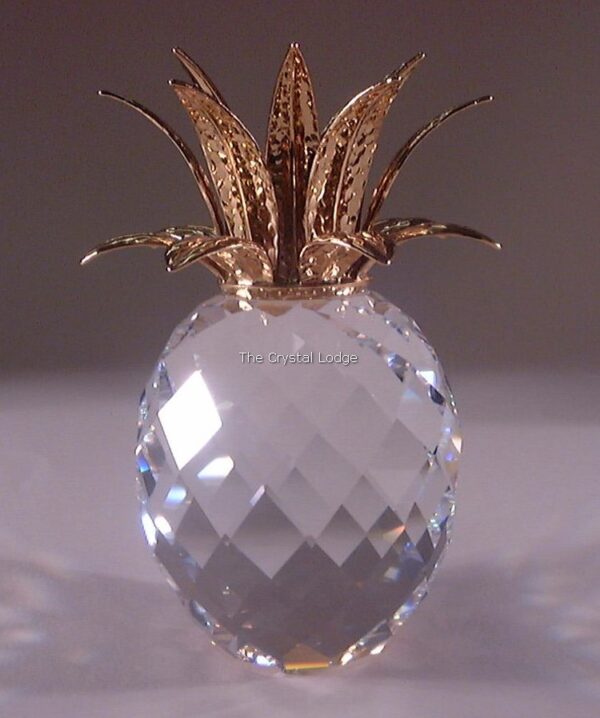 Swarovski_candleholder_136G_Pineapple_gold_010062 | The Crystal Lodge