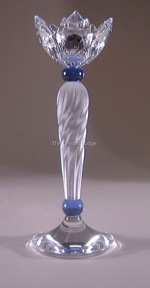 Swarovski_candleholder_146_Blue_flower_207012 | The Crystal Lodge
