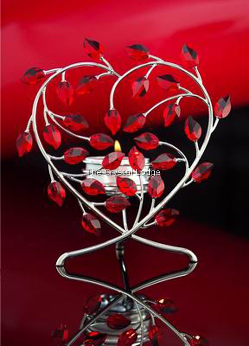 Swarovski_candleholder_Leaves_heart_660729 | The Crystal Lodge