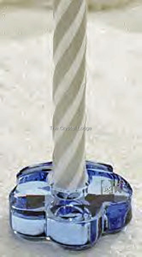 Swarovski_candleholder_flower_light_sapphire_296261 | The Crystal Lodge