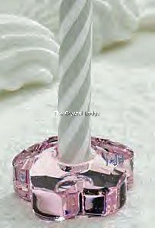 Swarovski_candleholder_flower_rosaline_296258 | The Crystal Lodge