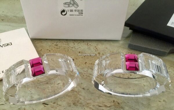 Swarovski_decor_napkin_rings_rainbow_fuchsia_276684 | The Crystal Lodge