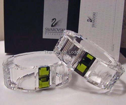 Swarovski_decor_napkin_rings_rainbow_olivine_276685 | The Crystal Lodge