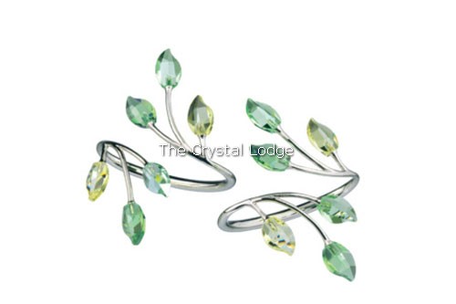 Swarovski_napkin_rings_leaves_jonqul_peridot_660732 | The Crystal Lodge