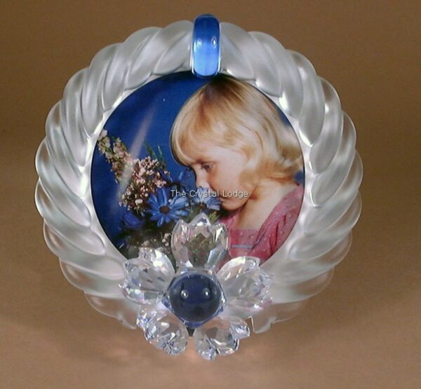 Swarovski_picture_frame_blue_flower_207892 | The Crystal Lodge