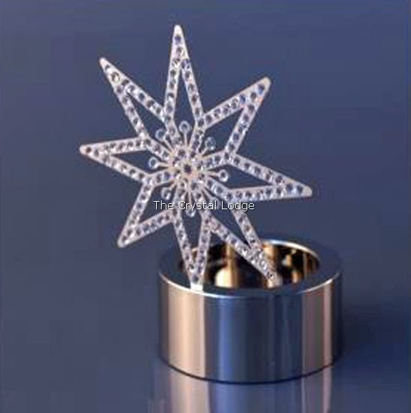 Swarovski_tealight_silver_star_5030477 | The Crystal Lodge