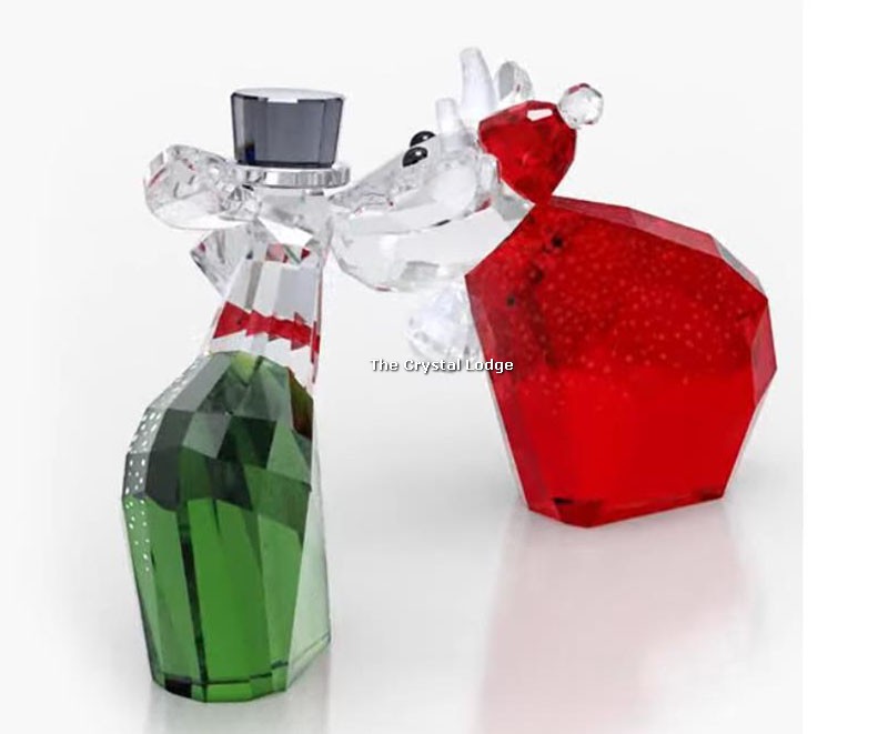 SWAROVSKI LOVLOTS 2021 HOLIDAY MO AND RICCI MOOSE 5597046 - The Crystal