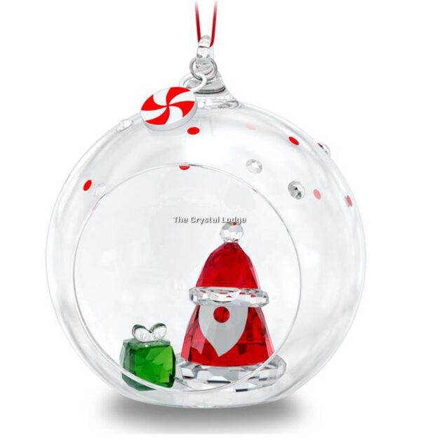 Swarovski_Holiday_Cheers_Ball_Ornament_Santa_Claus_5596382 | The Crystal Lodge