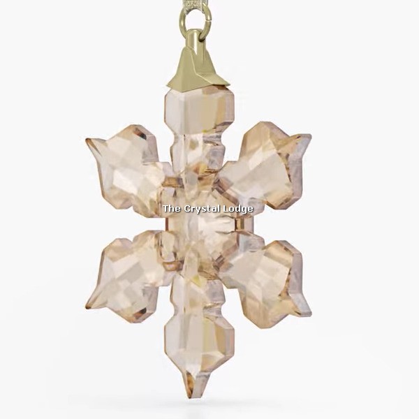 Swarovski_Christmas_2022_festive_gold_ornament_small_5629246 | The Crystal Lodge