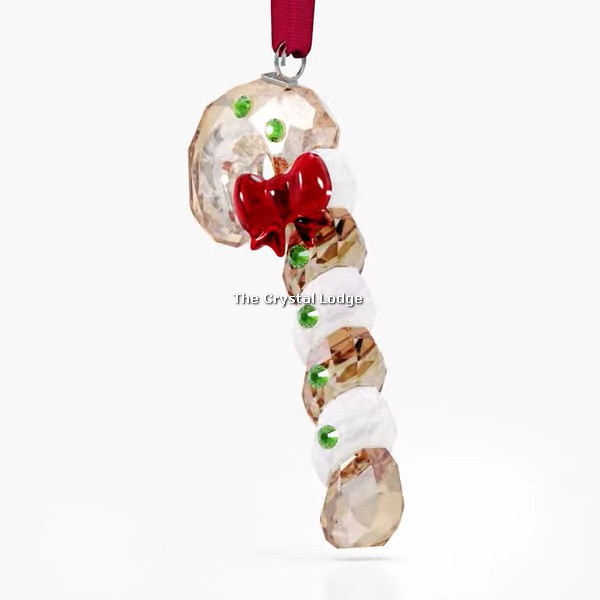 Swarovski_Holiday_Cheers_ornament_gingerbread_candy_cane_5627609 | The Crystal Lodge