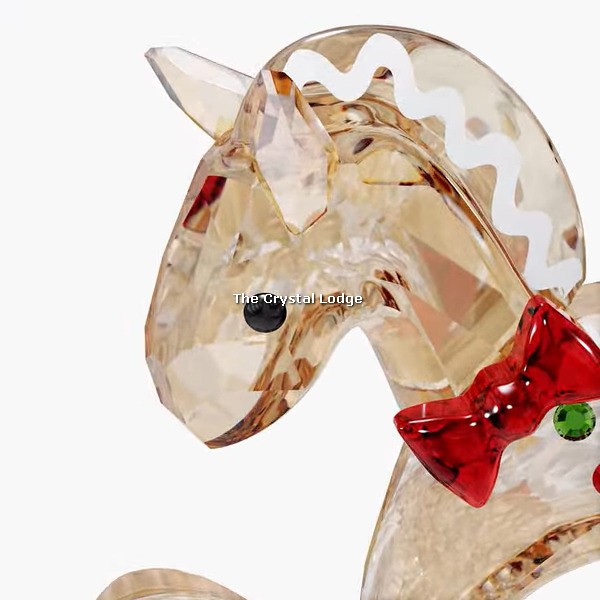 Swarovski_Holiday_Cheers_ornament_gingerbread_rocking_horse_5627608 | The Crystal Lodge
